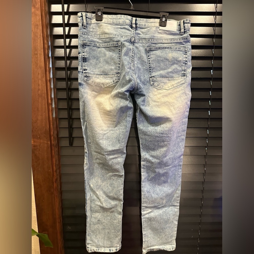 Southpole Bleach Washed Skinny Fit Stretch Jeans - Picture 2 of 6